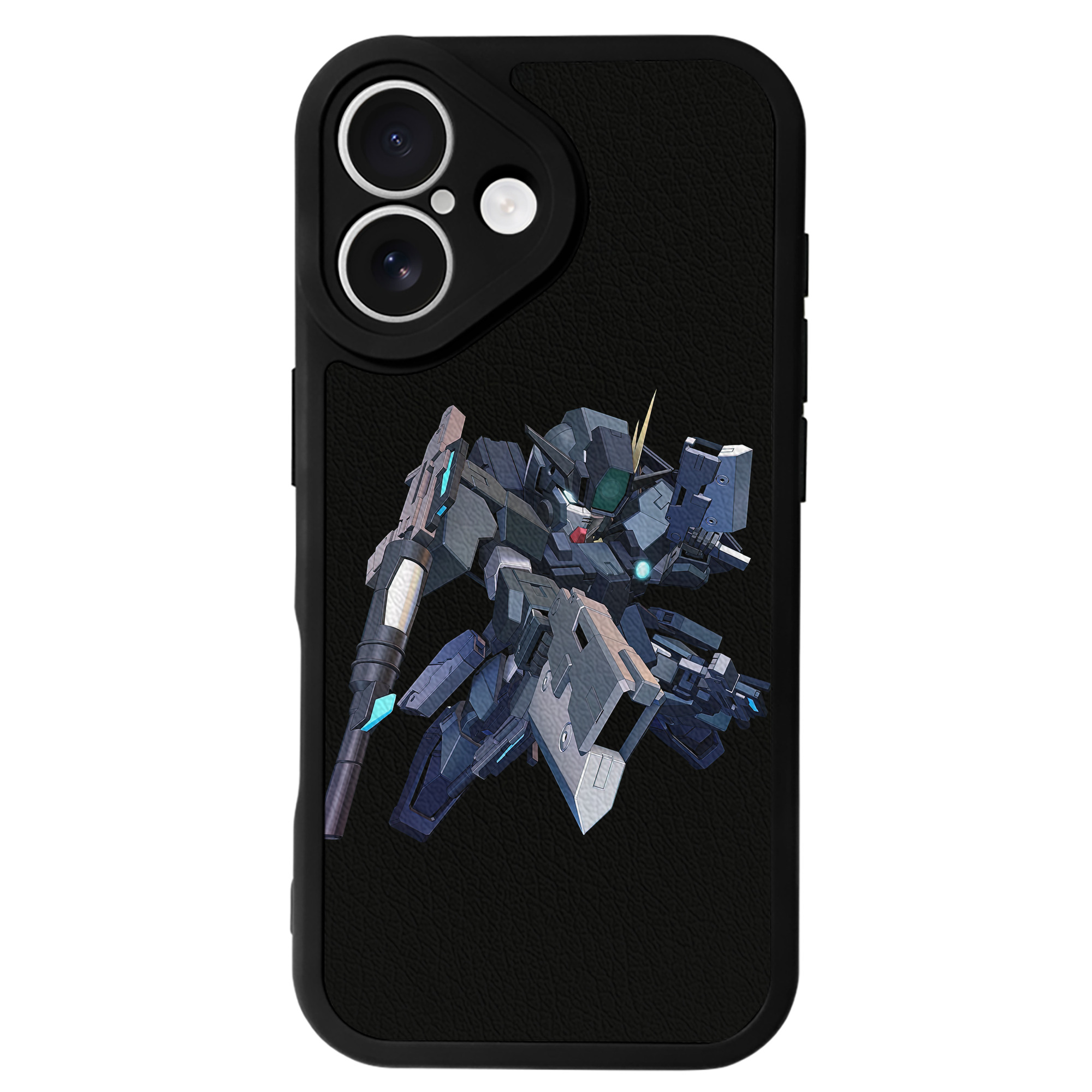 （画像用） 機動戦士ガンダム Mobile Suit Gundam 【iPhone 16シリーズ対応】シリコンスマホケース（レザー調） 材質：シリコン